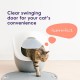 Litter Genie LitterBox Grey Cat Litter Tray Elegant and Practical Design Easy Emptying Includes Scoop