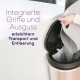 Litter Genie LitterBox Grey Cat Litter Tray Elegant and Practical Design Easy Emptying Includes Scoop