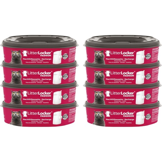 Litter Locker Fashion 8 Pack Refill Cassettes Litter Locker Fashion 8 Pack Refill Cassettes