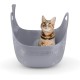 LitterLocker LitterBox Grey Cat Litter Tray Elegant and Practical Design Easy Emptying Includes Scoop LitterLocker LitterBox Grey Cat Litter Tray Elegant and Practical Design Easy Emptying Includes Scoop