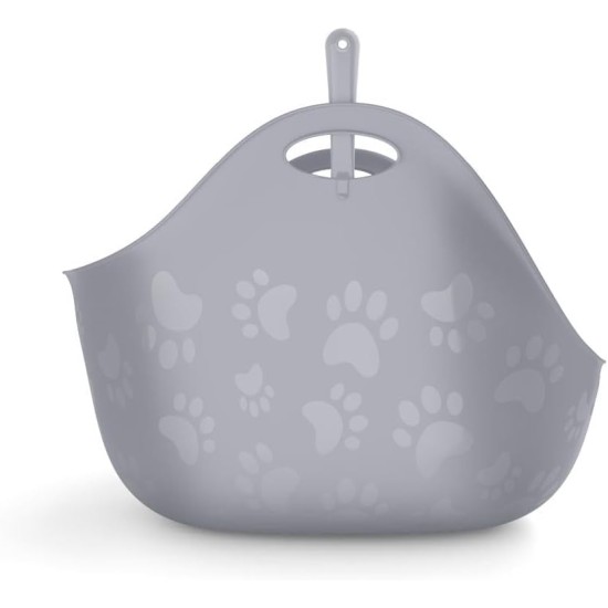 LitterLocker LitterBox Grey Cat Litter Tray Elegant and Practical Design Easy Emptying Includes Scoop LitterLocker LitterBox Grey Cat Litter Tray Elegant and Practical Design Easy Emptying Includes Scoop