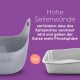 LitterLocker LitterBox Grey Cat Litter Tray Elegant and Practical Design Easy Emptying Includes Scoop LitterLocker LitterBox Grey Cat Litter Tray Elegant and Practical Design Easy Emptying Includes Scoop