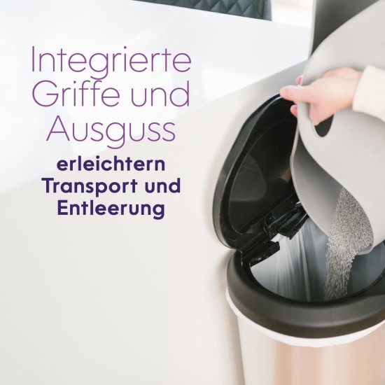 LitterLocker LitterBox Grey Cat Litter Tray Elegant and Practical Design Easy Emptying Includes Scoop LitterLocker LitterBox Grey Cat Litter Tray Elegant and Practical Design Easy Emptying Includes Scoop