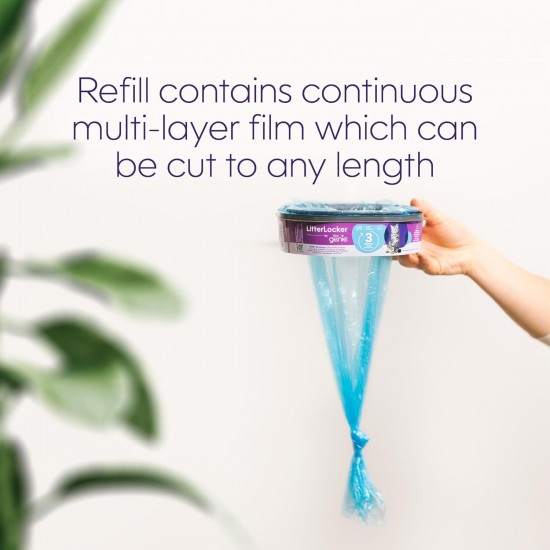 LitterLocker by Litter Genie, XL Refill Cassette, Original Special Film with Odour Barrier Guaranteed 100% Odour Protection LitterLocker by Litter Genie, XL Refill Cassette, Original Special Film with Odour Barrier Guaranteed 100% Odour Protection