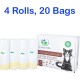 LuxeVita Biodegradable Cat Litter Tray Liners - Heavy Duty Leak Proof Easy Clean Pet Waste Bags - 100% Eco Friendly with Drawstring - Pack of 20 (90 x 45cm) LuxeVita Biodegradable Cat Litter Tray Liners - Heavy Duty Leak Proof Easy Clean Pet Waste Bags - 100% Eco Friendly with Drawstring - Pack of 20 (90 x 45cm)