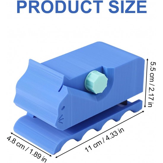 Lyreh Cardboard Cutter for Cat Scratching Boards, 3D Printed Kitten Shaped Cardboard Strip Cutter with 10 Blades Manual Cardboard Cutting Tool for Cat Lovers DIY Craft Project (Blue) Lyreh Cardboard Cutter for Cat Scratching Boards, 3D Printed Kitten Shaped Cardboard Strip Cutter with 10 Blades Manual Cardboard Cutting Tool for Cat Lovers DIY Craft Project (Blue)