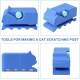Lyreh Cardboard Cutter for Cat Scratching Boards, 3D Printed Kitten Shaped Cardboard Strip Cutter with 10 Blades Manual Cardboard Cutting Tool for Cat Lovers DIY Craft Project (Blue) Lyreh Cardboard Cutter for Cat Scratching Boards, 3D Printed Kitten Shaped Cardboard Strip Cutter with 10 Blades Manual Cardboard Cutting Tool for Cat Lovers DIY Craft Project (Blue)