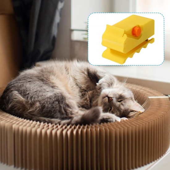 Lyreh Kartonschneider für Katzenkratzbretter mit 10 Ersatzklingen, 3D-Gedruckte Kätzchenform Handbuch Katzenkratzbaum-Karton-Schneidewerkzeug für Tierliebhaber (Schwarz) Lyreh Kartonschneider für Katzenkratzbretter mit 10 Ersatzklingen, 3D-Gedruckte Kätzchenform Handbuch Katzenkratzbaum-Karton-Schneidewerkzeug für Tierliebhaber (Schwarz)