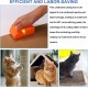 Lyreh Kartonschneider für Katzenkratzbretter mit 10 Ersatzklingen, 3D-Gedruckte Kätzchenform Handbuch Katzenkratzbaum-Karton-Schneidewerkzeug für Tierliebhaber (Schwarz) Lyreh Kartonschneider für Katzenkratzbretter mit 10 Ersatzklingen, 3D-Gedruckte Kätzchenform Handbuch Katzenkratzbaum-Karton-Schneidewerkzeug für Tierliebhaber (Schwarz)