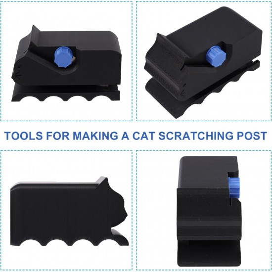 Lyreh Kartonschneider für Katzenkratzbretter mit 10 Ersatzklingen, 3D-Gedruckte Kätzchenform Handbuch Katzenkratzbaum-Karton-Schneidewerkzeug für Tierliebhaber (Schwarz) Lyreh Kartonschneider für Katzenkratzbretter mit 10 Ersatzklingen, 3D-Gedruckte Kätzchenform Handbuch Katzenkratzbaum-Karton-Schneidewerkzeug für Tierliebhaber (Schwarz)