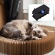 Lyreh Kartonschneider für Katzenkratzbretter mit 10 Ersatzklingen, 3D-Gedruckte Kätzchenform Handbuch Katzenkratzbaum-Karton-Schneidewerkzeug für Tierliebhaber (Schwarz) Lyreh Kartonschneider für Katzenkratzbretter mit 10 Ersatzklingen, 3D-Gedruckte Kätzchenform Handbuch Katzenkratzbaum-Karton-Schneidewerkzeug für Tierliebhaber (Schwarz)