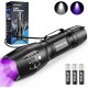 MOWETOO Torch, UV Lamp 2-in-1 Black Light Lamp, 395 nm Ultraviolet 4 Modes, Detector for Fake Banknotes, Urine of Dogs and Other Pets Urine Detector, Includes 3 AAA Batteries 40 W MOWETOO Torch, UV Lamp 2-in-1 Black Light Lamp, 395 nm Ultraviolet 4 Modes, Detector for Fake Banknotes, Urine of Dogs and Other Pets Urine Detector, Includes 3 AAA Batteries 40 W