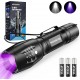 MOWETOO Torch, UV Lamp 2-in-1 Black Light Lamp, 395 nm Ultraviolet 4 Modes, Detector for Fake Banknotes, Urine of Dogs and Other Pets Urine Detector, Includes 3 AAA Batteries 40 W MOWETOO Torch, UV Lamp 2-in-1 Black Light Lamp, 395 nm Ultraviolet 4 Modes, Detector for Fake Banknotes, Urine of Dogs and Other Pets Urine Detector, Includes 3 AAA Batteries 40 W