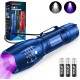 MOWETOO Torch, UV Lamp 2-in-1 Black Light Lamp, 395 nm Ultraviolet 4 Modes, Detector for Fake Banknotes, Urine of Dogs and Other Pets Urine Detector, Includes 3 AAA Batteries 40 W MOWETOO Torch, UV Lamp 2-in-1 Black Light Lamp, 395 nm Ultraviolet 4 Modes, Detector for Fake Banknotes, Urine of Dogs and Other Pets Urine Detector, Includes 3 AAA Batteries 40 W