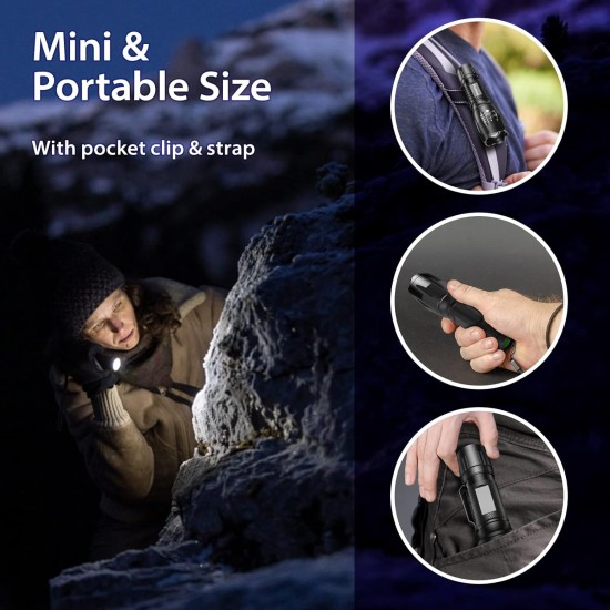 MOWETOO Torch, UV Lamp 2-in-1 Black Light Lamp, 395 nm Ultraviolet 4 Modes, Detector for Fake Banknotes, Urine of Dogs and Other Pets Urine Detector, Includes 3 AAA Batteries 40 W MOWETOO Torch, UV Lamp 2-in-1 Black Light Lamp, 395 nm Ultraviolet 4 Modes, Detector for Fake Banknotes, Urine of Dogs and Other Pets Urine Detector, Includes 3 AAA Batteries 40 W