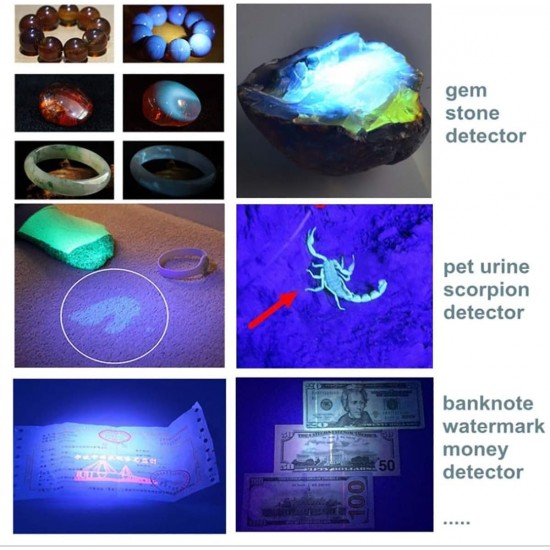 MVIOCS UV Light Flashlight, 395nm Blacklight, Mini Handheld LED Pet Urine Ringworm Detector, Resin Curing, Pocket Size, Fake Bills and More MVIOCS UV Light Flashlight, 395nm Blacklight, Mini Handheld LED Pet Urine Ringworm Detector, Resin Curing, Pocket Size, Fake Bills and More