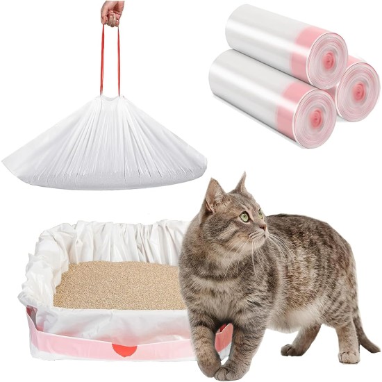 Manfâ Cat Litter Tray Bags 2 Packs (14 bags), trial Garbage bags 8bags as a gift (large 940 * 457mm) Manfâ Cat Litter Tray Bags 2 Packs (14 bags), trial Garbage bags 8bags as a gift (large 940 * 457mm)