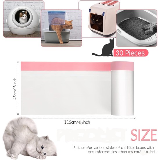 Manfâ Cat Litter Tray Bags 2 Packs (14 bags), trial Garbage bags 8bags as a gift (large 940 * 457mm) Manfâ Cat Litter Tray Bags 2 Packs (14 bags), trial Garbage bags 8bags as a gift (large 940 * 457mm)