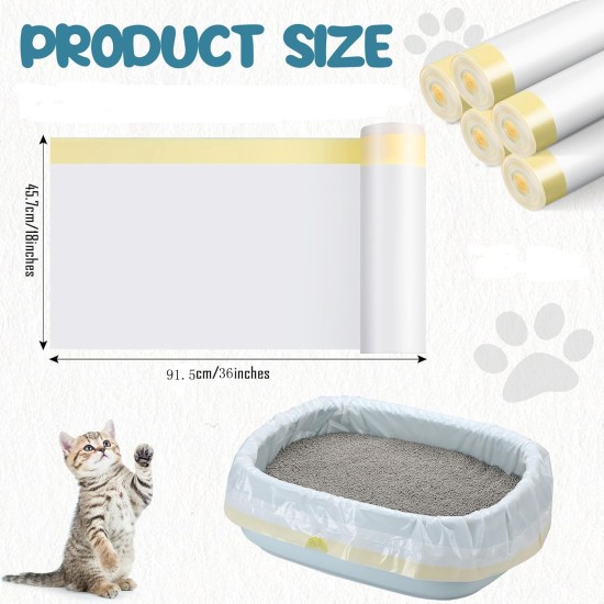 Manfâ Cat Litter Tray Bags 2 Packs (14 bags), trial Garbage bags 8bags as a gift (large 940 * 457mm) Manfâ Cat Litter Tray Bags 2 Packs (14 bags), trial Garbage bags 8bags as a gift (large 940 * 457mm)