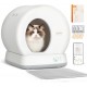 MeoWant Selbstreinigende Katzentoilette, automatische Katzentoilette, Anti-Knicken, geschlossene Katzentoilette für große und mehrere Katzen, App-Steuerung, Roboterstreu, geruchsneutral, mit Matte MeoWant Selbstreinigende Katzentoilette, automatische Katzentoilette, Anti-Knicken, geschlossene Katzentoilette für große und mehrere Katzen, App-Steuerung, Roboterstreu, geruchsneutral, mit Matte