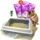 Moliwen 3 Bags (21 Pieces) Cat Litter Tray Liners Drawstring Bag 915 x 457 mm for Medium and Large Cat Litter Box Cat Litter Box Bag Extra 1 Roll Pet Waste Bag (Gift) Moliwen 3 Bags (21 Pieces) Cat Litter Tray Liners Drawstring Bag 915 x 457 mm for Medium and Large Cat Litter Box Cat Litter Box Bag Extra 1 Roll Pet Waste Bag (Gift)
