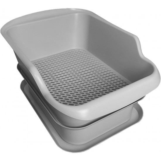 Mr. Catman Large Cat Litter Tray with Tray and Odour Control Mr. Catman Large Cat Litter Tray with Tray and Odour Control