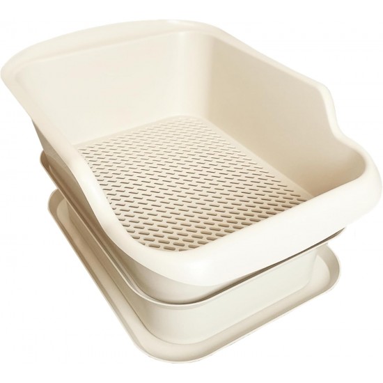Mr. Catman Large Cat Litter Tray with Tray and Odour Control Mr. Catman Large Cat Litter Tray with Tray and Odour Control