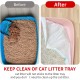 NATRUTH 21 Pieces Cat Litter Box Liners, Cat Litter Tray Liners with Drawstring, Large and Scratch-Resistant Cat Litter Tray Liners, Cat Litter Tray for Most Litter Trays, 36 x 18 Inch