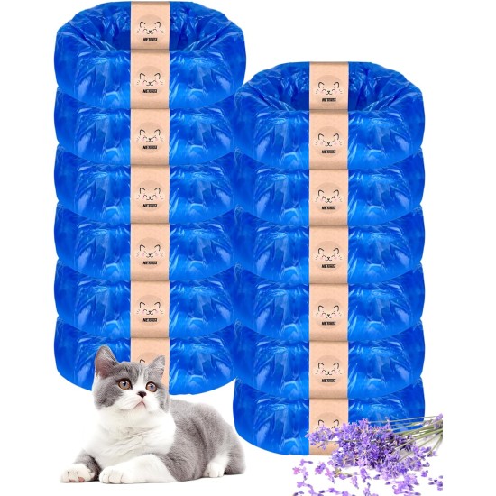 NETONDA Pack of 12 Refill Film Cat Litter Disposal Bucket Refill Cassette Cat Waste Bin Refill Bags Cat Litter Disposal Bin Refill Films Cat Bin Odour-Proof Durable NETONDA Pack of 12 Refill Film Cat Litter Disposal Bucket Refill Cassette Cat Waste Bin Refill Bags Cat Litter Disposal Bin Refill Films Cat Bin Odour-Proof Durable
