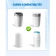 NETONDA Refill Cassettes Nappy Bin Refill Film Cat Bucket Odour-Proof Nappy Bin Refill Cassettes Compatible with All Nappy Bins Cat Litter Disposal Bucket Pack of 10 NETONDA Refill Cassettes Nappy Bin Refill Film Cat Bucket Odour-Proof Nappy Bin Refill Cassettes Compatible with All Nappy Bins Cat Litter Disposal Bucket Pack of 10