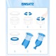 NETONDA Refill Cassettes Nappy Bin Refill Film Cat Bucket Odour-Proof Nappy Bin Refill Cassettes Compatible with All Nappy Bins Cat Litter Disposal Bucket Pack of 10 NETONDA Refill Cassettes Nappy Bin Refill Film Cat Bucket Odour-Proof Nappy Bin Refill Cassettes Compatible with All Nappy Bins Cat Litter Disposal Bucket Pack of 10