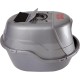 Nature's Miracle Oval Hooded Litter Box, Silver Nature's Miracle Oval Hooded Litter Box, Silver