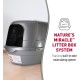 Nature's Miracle Oval Hooded Litter Box, Silver Nature's Miracle Oval Hooded Litter Box, Silver