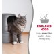 Nature's Miracle Oval Hooded Litter Box, Silver Nature's Miracle Oval Hooded Litter Box, Silver