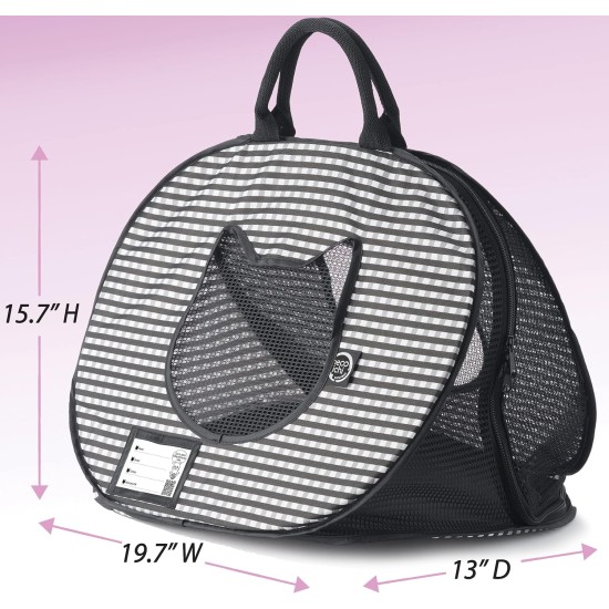 Necoichi Stress Free Cat Cage (Carry Bag) Cat Litter Box Set Collapsible for 2 Cats 31.8" L x 4.5" W x 20" H for Indoor Small Medium Large Cats Necoichi Stress Free Cat Cage (Carry Bag) Cat Litter Box Set Collapsible for 2 Cats 31.8" L x 4.5" W x 20" H for Indoor Small Medium Large Cats