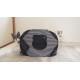 Necoichi Stress Free Cat Cage (Carry Bag) Cat Litter Box Set Collapsible for 2 Cats 31.8" L x 4.5" W x 20" H for Indoor Small Medium Large Cats