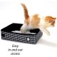 Necoichi Stress Free Cat Cage (Carry Bag) Cat Litter Box Set Collapsible for 2 Cats 31.8" L x 4.5" W x 20" H for Indoor Small Medium Large Cats