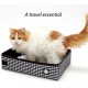 Necoichi Stress Free Cat Cage (Carry Bag) Cat Litter Box Set Collapsible for 2 Cats 31.8" L x 4.5" W x 20" H for Indoor Small Medium Large Cats