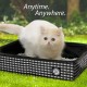 Necoichi Stress Free Cat Cage (Carry Bag) Cat Litter Box Set Collapsible for 2 Cats 31.8" L x 4.5" W x 20" H for Indoor Small Medium Large Cats