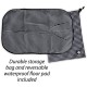 Necoichi Stress Free Cat Cage (Carry Bag) Cat Litter Box Set Collapsible for 2 Cats 31.8" L x 4.5" W x 20" H for Indoor Small Medium Large Cats