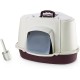 Nobby Cat Corner Toilet with Special Roof, Red