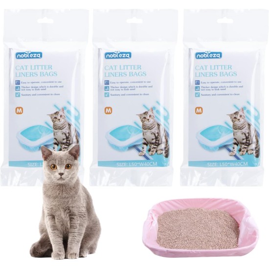 Nobleza 36 sanitary bags can be placed in the cat litter tray to easily replace the cat litter M 50 x 40 cm Nobleza 36 sanitary bags can be placed in the cat litter tray to easily replace the cat litter M 50 x 40 cm