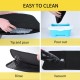 Nobleza Cat Litter Tray Mat Cat Litter Tray (60 x 40 cm, Black) Cat Litter Mat Honeycomb Design, Non-Slip Cat Litter Mat for Cat Litter Trays, Cat Litter Mat