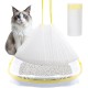 O2frepak Pack of 15 Cat Litter Tray Liners 92 x 46 cm, Durable, Tear-Resistant, with Drawstring, Thickened Jumbo Cat Litter Bag for Cat Litter Trays