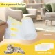 O2frepak Pack of 15 Cat Litter Tray Liners 92 x 46 cm, Durable, Tear-Resistant, with Drawstring, Thickened Jumbo Cat Litter Bag for Cat Litter Trays