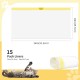 O2frepak Pack of 15 Cat Litter Tray Liners 92 x 46 cm, Durable, Tear-Resistant, with Drawstring, Thickened Jumbo Cat Litter Bag for Cat Litter Trays