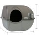 Omega Paw NRA15-1 Improved Roll'n Clean Self Cleaning Litter Tray, Regular, Pewter Omega Paw NRA15-1 Improved Roll'n Clean Self Cleaning Litter Tray, Regular, Pewter