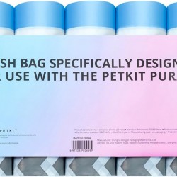 PETKIT Cat Litter Box Bag with Drawstrings, Bag for Cat Litter Tray for Pura Max 2 and Pura X, Scratch-Resistant for Pets, Cats, Dogs, Poop Cat Litter, 5 Rolls x 20 (Pack of 100) PETKIT Cat Litter Box Bag with Drawstrings, Bag for Cat Litter Tray for Pura Max 2 and Pura X, Scratch-Resistant for Pets, Cats, Dogs, Poop Cat Litter, 5 Rolls x 20 (Pack of 100)