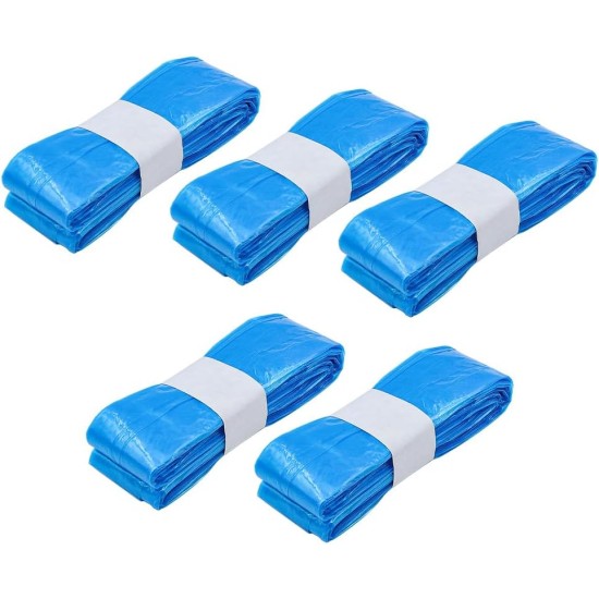 POFET Pack of 5 Refill Foil Rings Refill Bag Compatible Refill Cash for Litter Genie XL/LitterLocker Fashion/LitterLocker LitterLocker II/LitterLocker