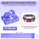 Pack of 12 Cat Litter Refills, Refill Foil Rings Refill Bag Compatible Refill Cash for Litter Genie XL & LitterLocker Fashion & LitterLocker & LitterLocker II, Without Cartridge (Green) Pack of 12 Cat Litter Refills, Refill Foil Rings Refill Bag Compatible Refill Cash for Litter Genie XL & LitterLocker Fashion & LitterLocker & LitterLocker II, Without Cartridge (Green)